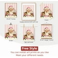 thumbnail image 3 of Hieng Vintage Christmas Decor, Christmas Wall Art Prints Set of 4, Retro Christmas Santa Claus Wall Art Decor for Gallery Living Room Bathroom (Unframed), 3 of 6