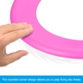 thumbnail image 3 of Uxcell Flying Rings, 4Pcs PP Plastic Flying Discs for Sports Outdoor Playing Game Beach Pool Activities, Pink, 3 of 5