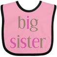 thumbnail image 3 of Inktastic Big Sister Girls Baby Bib, 3 of 4