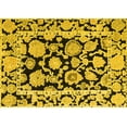 thumbnail image 1 of Ahgly Company Indoor Rectangle Abstract Yellow Modern Area Rugs, 7' x 9', 1 of 4