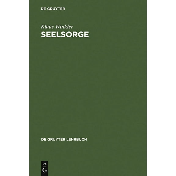 de Gruyter Lehrbuch: Seelsorge (Hardcover)