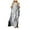 Light Gray, variant on OVINYER Dress Women Plus Size Kaftans Casual V-Neck Long Soft Beach Maxi For Summer Stylish Party Sundress