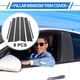 thumbnail image 2 of Moldura de Ventana del Pilar de la Puerta para Hyundai Creta Ix25 2020-2023, 6pcs, Patrón de Fibra de Carbono Negro, 2 of 7