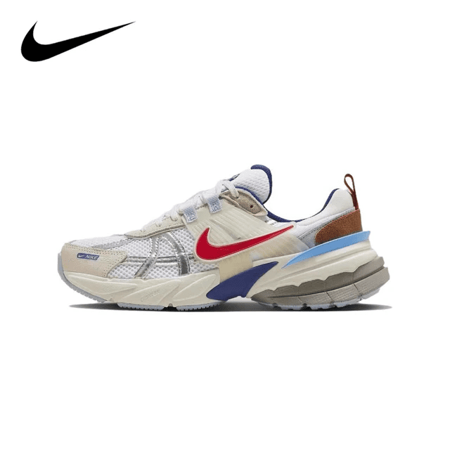 Zapatillas de running unisex transpirables V2K Run Runtekk 'Summit White Metallic Silver' para hombre y mujer