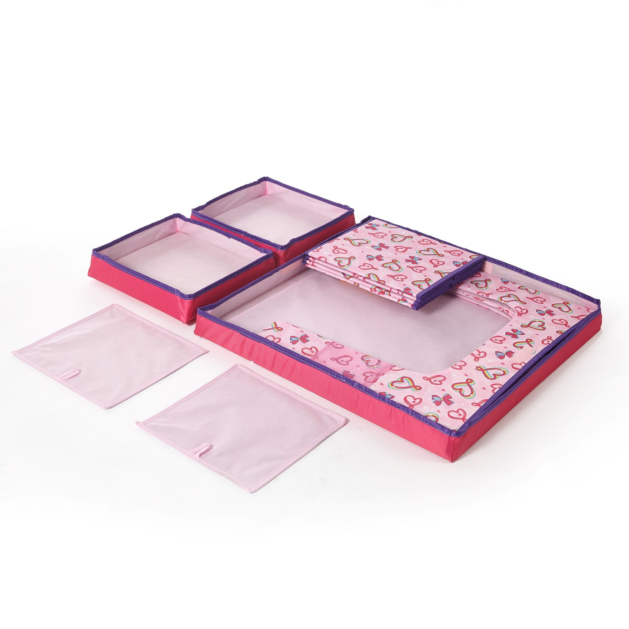 Nickelodeon JOJO Siwa Collapsible Storage Ottoman Table and Chair Play Set