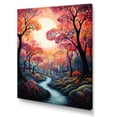 thumbnail image 2 of Designart "River curious Thorugh Forest Landscape II" Landscape & Nature Canvas Wall Art, 2 of 5