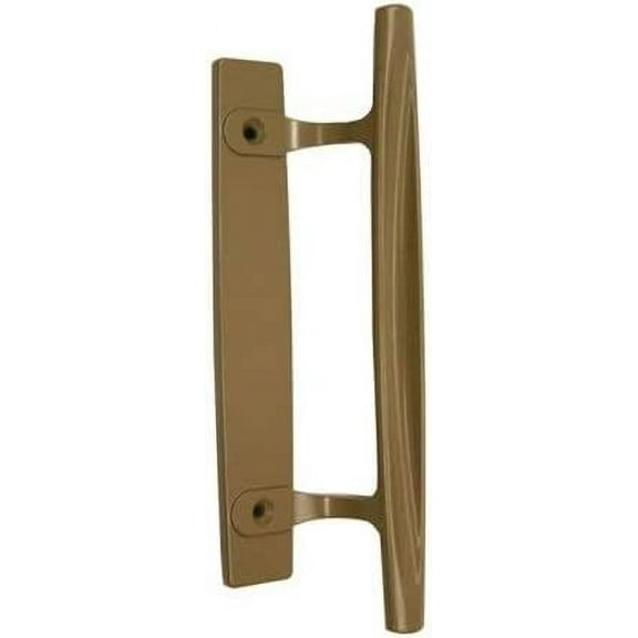 Andersen Window - Frenchwood Gliding Door - Interior Dished Style Handle - Stone