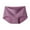 Charm purple, variant on 3 Pieces Women Underwear Mid-waist Breathable Panites Triangle pants Women Briefs