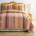 thumbnail image 3 of Greenland Home Marigold Cotton-Rich Vintage Boho Quilt Set, All Ages, 3-Piece King/Cal King, 3 of 10