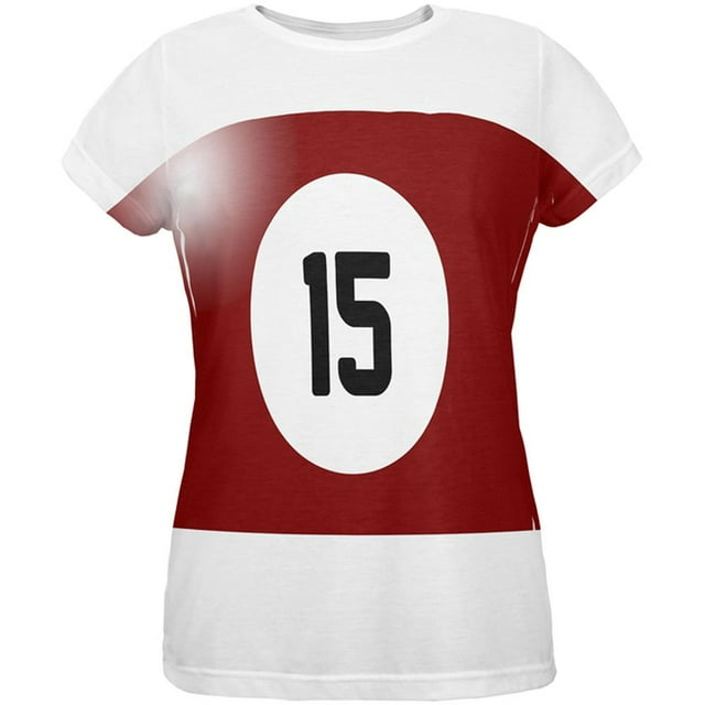 Halloween Billiard Ballon de Piscine Costume Quinze T-Shirt pour Femmes