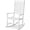 White, variant on SolaceHue Outdoor Rocking Chair, Acacia Wood Frame, Porch Rocker for Garden, Lawn, Balcony, Backyard and Patio (1, White)