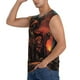 thumbnail image 3 of Fotbe Dark Skull King Throne Men's Camiseta sin Mangas Estampada para Hombres, Playera Casual para Gimnasio, Entrenamiento, Playa-Medium, 3 of 7