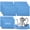 Blue-9 x 12 in, variant on 8 Pcs Silverware Bags, 9 x 12 in Velvet Pouches with Zipper, Anti-Tarnish Jewelry Keepers, Silver Storage Organizers