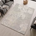 thumbnail image 5 of Addison Rugs Mayfield Premium Machine Washable Transitional Floral Silver Rectangle Rug, 8' x 10', 5 of 5
