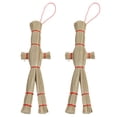 thumbnail image 1 of LEEYNEER Halloween Party Scarecrow Decor Grass Material Hanging Rope 2Pcs, 1 of 6