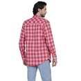 thumbnail image 3 of Camisa Vaquera Wrangler Hombre Western Fashion W10 rojo CH, 3 of 5