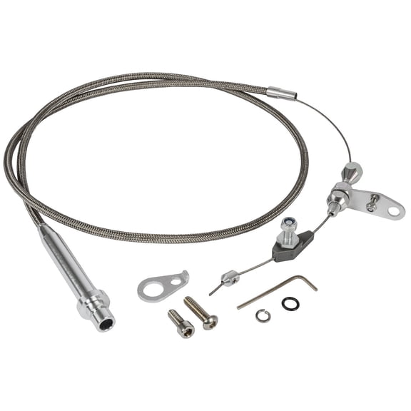 JEGS Transmission Kickdown Cable Kit [Small Block GMC/Chevy TH350, Stainless Steel]