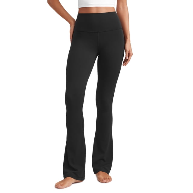 Pantalones CRZ YOGA Butterluxe Cintura Alta 84 cm Acampanados Negro M
