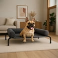 thumbnail image 2 of Cama para Perro Elevada con Cojines | Casa Moderna para Mascotas | Ergonómica, Fresca y Resistente | Uso Interior/Exterior(90 x 65 cm), 2 of 9