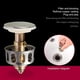 thumbnail image 2 of Lavabo universal leyfeng Filtro de drenaje de rebote Fregadero de baño emergente, 2 of 7
