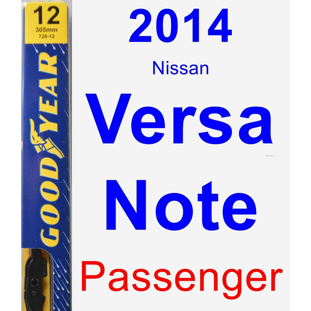 2014 Nissan Versa Note Passenger Wiper Blade - Premium - Walmart.com - Walmart.com 2014 Nissan Versa Note Passenger Wiper Blade Size