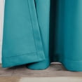 thumbnail image 6 of Superior Blackout Solid Light Filtering Grommet Curtain Panel Set, 46" x 84", Aqua, 6 of 14