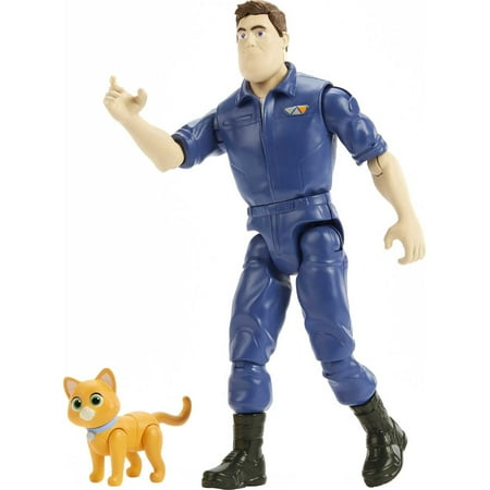 Disney and Pixar Lightyear Buzz Lightyear & Sox Figures 5 in Scale 4 Years Up