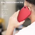 thumbnail image 7 of JETech Upgraded Slim (0.85 mm Thin) Case for iPhone XR 6.1-Inch, Camera Lens Cover Full Protection, Slim Fit Ultra Thin Lightweight Matte Hard PC, Support Wireless Charging (Red), 7 of 7