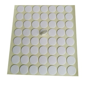 100pcs 1/1.5/2cm Double Sided Tape Stickers Removable Round Clear