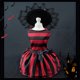 thumbnail image 4 of Methold Vestido transpirable de vacaciones para mascotas, de Halloween para perros, Navidad, ajustado, cintura ajustada, Cosplay, ropa con lazo, Ropa para mascotas Mago (M) Methold PT004121-02, 4 of 6