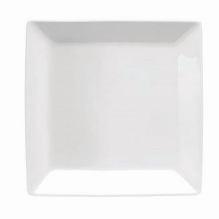 Oneida F1400000147S 9.875 in. Tundra Porcelain Square Plate