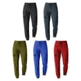 thumbnail image 4 of 2-Piece of Randomly Selected Women's Winter Warm Fur-Lined Ultra-Soft Comfortable Tapered Fit Cargo Joggers, 4 of 6