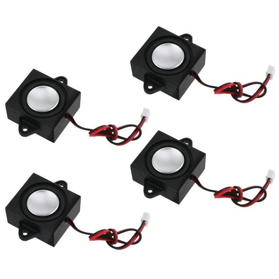 LITINKIMI Parties Portable Mini Speaker Black 4Pcs 1.8In