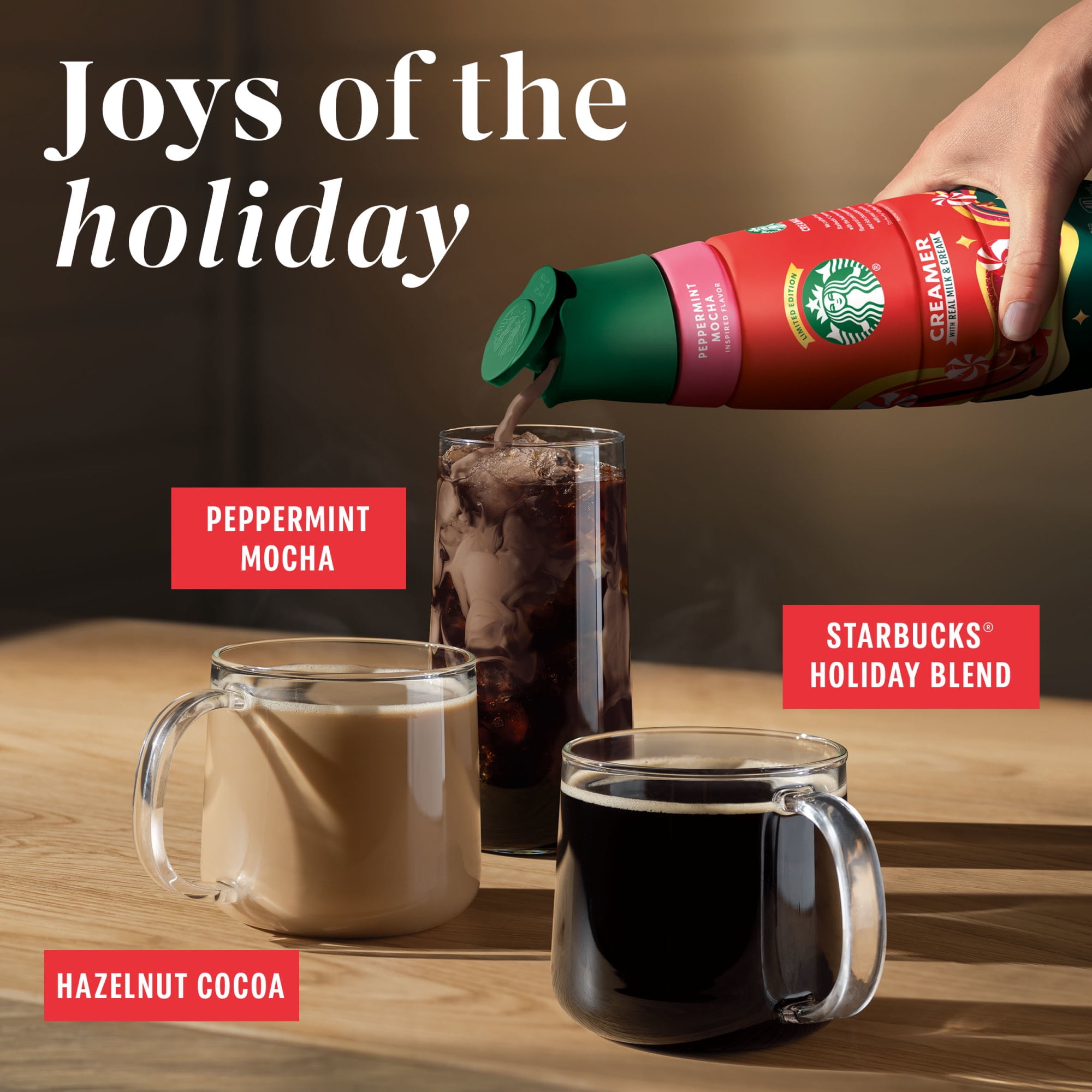Starbucks Peppermint Mocha Flavored Coffee, Keurig K-Cup Coffee Pods, 22 Count