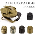 thumbnail image 4 of Advancent Accesorio pequeña bolsa impermeable al aire libre bolso de múltiples bolsillos teléfono pluma almacenamiento cintura bolsas paquete Escalada camuflaje gris, 4 of 6