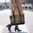 thumbnail image 4 of FORMRS Canvas Laptop Tote Bag for Women with 15.6" Computer Compartments Shoulder Handbag, Golden Elegance, 4 of 7