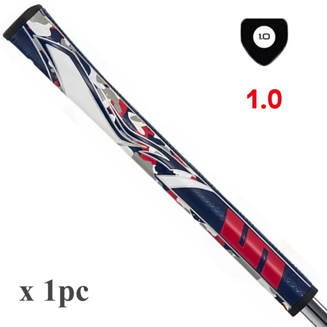 Golf Putter Grip GT 1.0/2.0 Lightweight Golf Grips, Pistol Shape Anti-Slip Pattern, Choose Between USA Flag Series camo 1.0 1PC