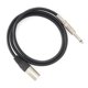 thumbnail image 3 of Cable XLR De 6,35 Mm, Línea De Audio Con Carcasa De Aleación De Aluminio De 6,35 Mm Para Altavoces Para Micrófonos, 3 of 7