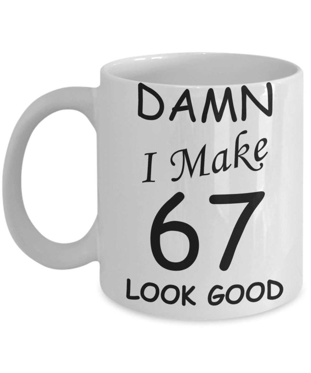 I Only Drink Damn Fine Coffee White 11 Oz Ceramic Coffee Mug 