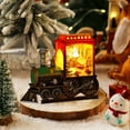 thumbnail image 4 of PONPRNGY Santa Red Train Christmas Snow Globe Lantern-Glittering Light Up Snow Globe Christmas Decorations, Battery Operated, Santa Indoor Home Décor, 4 of 6