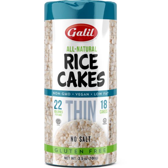 Galil Thin Rice Cakes Round No Salt 3.5 oz