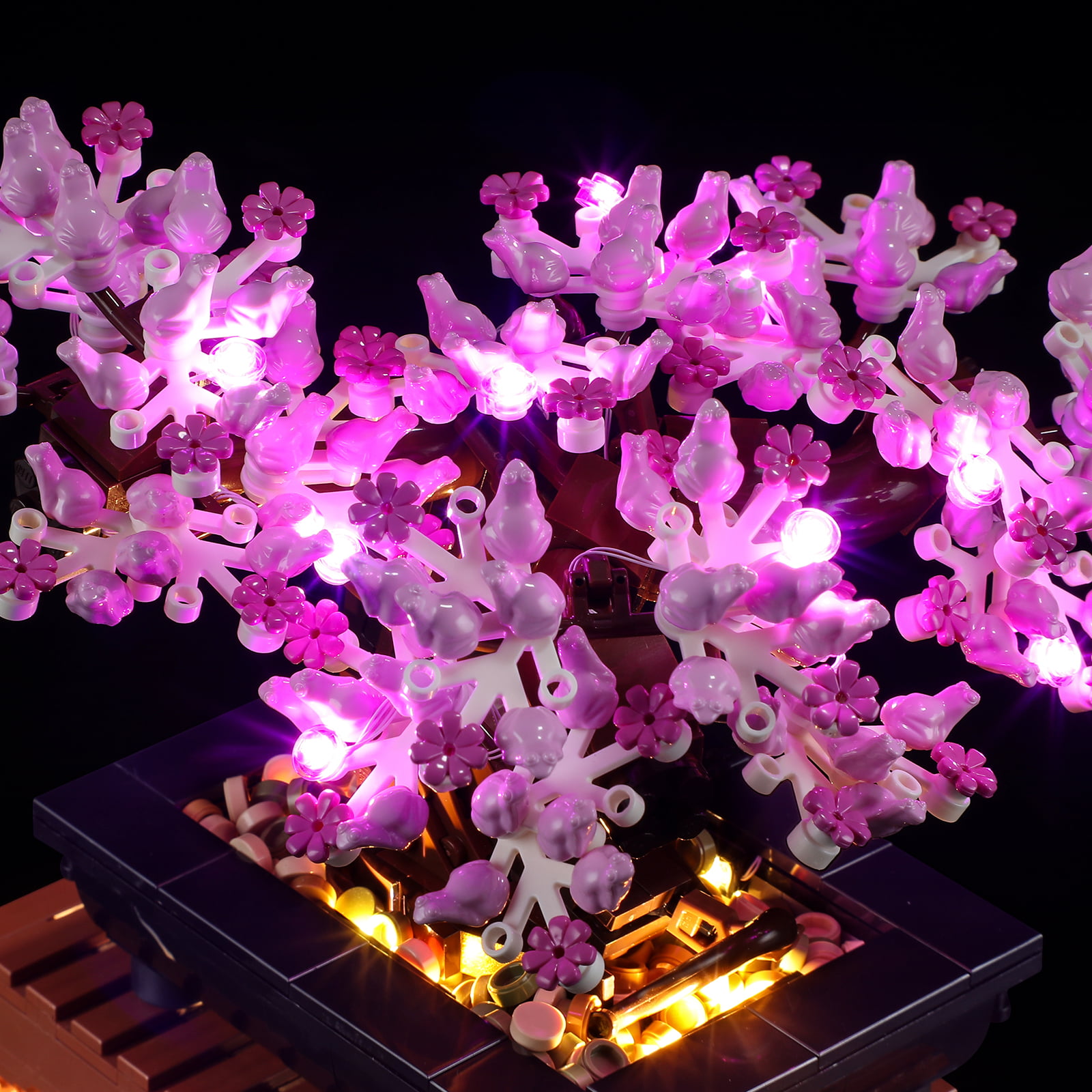 LED Light Kit for Bonsai Tree Compatible With LEGO® 10281 Set 