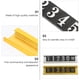 thumbnail image 4 of 10pcs aleación de aluminio Etiquetas de precios de productos básicos Etiquetas Tipo de adhesivo Precio Etiquetas, 4 of 5