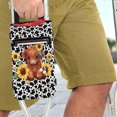 thumbnail image 3 of COEQINE Cow Print Crutch Bag Highland Cow Broken Foot Underarm Crutch Pouch Easy to Install Crutch Carrying Case Waterproof Forearm Crutch Bag Pouch Gifts for Friends Family, 3 of 7