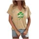 thumbnail image 1 of Tops Cortos para las Mujeres San Pablo's Día Impreso Cuello en V Envuelto Casual Top, Ligero para Todas las Estaciones Hogar Y Uso Diario, 1 of 8
