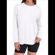 thumbnail image 1 of Camisetas de Larga Extragrandes para Mujer 2025, Camisetas Básicas de Cuello Redondo, Tops de Otoño, Ropa Informal de Entrenamiento Y2K L, 1 of 9