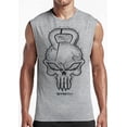 thumbnail image 2 of Gymish No Pain No Gain Skull Men’s Muscle Tank Top – Sleeveless Lifting Gym Shirt, 2 of 5