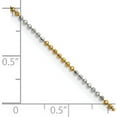 thumbnail image 3 of Brass/White White & Yellow Rhodium Over Brass 1.5mm Ball Chain (18 X 1.5) Made In China srn206-18, 3 of 5