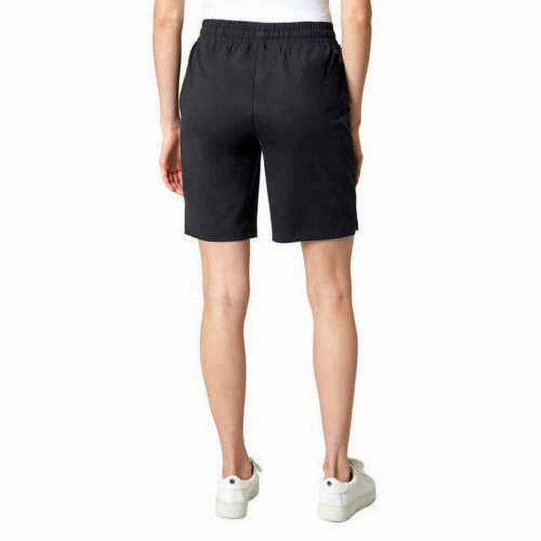 Mondetta Women's Active Bermuda Shorts - Ultra-Soft Moisture Wicking With Elastic Waist 2 thumbnail image