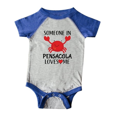 

Inktastic Someone in Pensacola Loves Me Gift Gift Baby Boy or Baby Girl Bodysuit